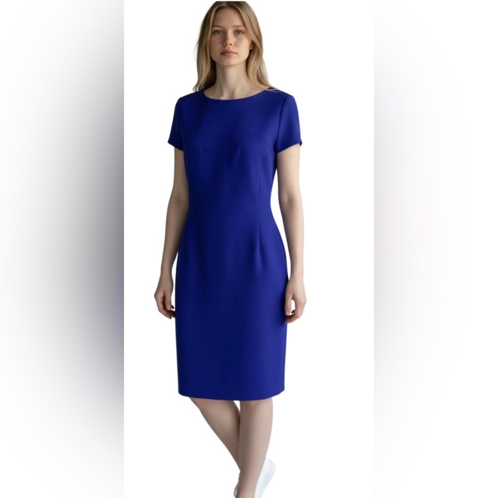 Hugo Boss Purple Shift Dress